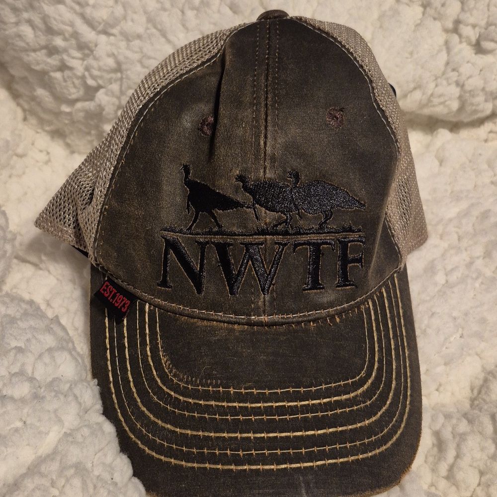 NWTF Turkey Distressed Sliderback Hat - New